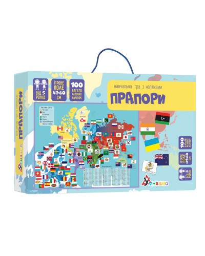 Игра с многоразовыми наклейками "Прапори"